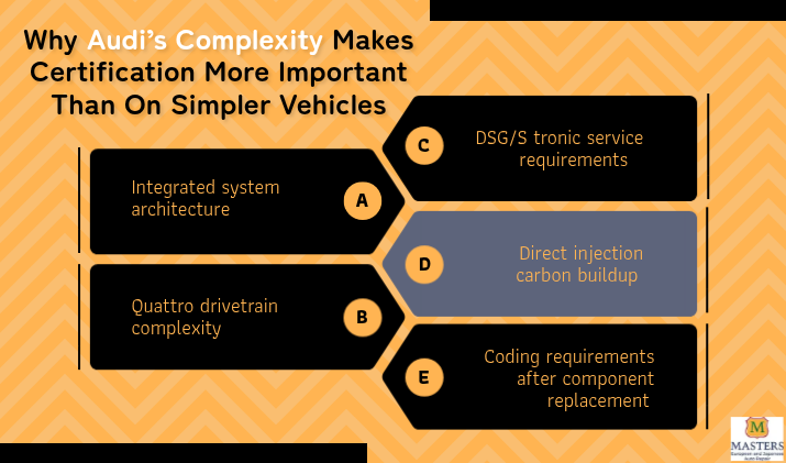 Why Audi’s Complexity Makes Certification More Important Than on Simpler Vehicles